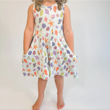 Sleeveless Sundress - Seashells