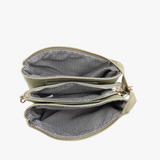 Riley Convertible Cross Body Purse, Wristlet or Clutch -  Winter Mint