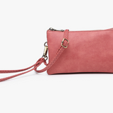 Riley Convertible Cross Body Purse, Wristlet or Clutch -  Terracotta
