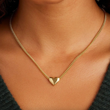 Lou Helium Heart Necklace - by Gorjana