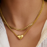 Lou Helium Heart Necklace - by Gorjana