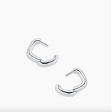 Charlie Huggies Earrings - Silver - by Gorjana