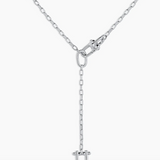 Atlas Delicate Lariat Silver Necklace  - By Gorjana