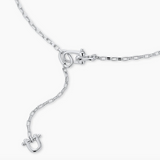 Atlas Delicate Lariat Silver Necklace  - By Gorjana