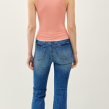 Square Neck Full Length Tank - Soft Coral