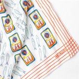 Olivia sardine print scarf 36x36
