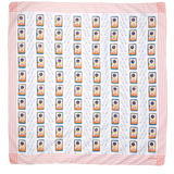 Olivia sardine print scarf 36x36
