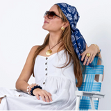 Pearl shell post earrings brass