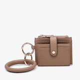Sammie Wallet Bangle Wristlet Purse - Dark Khaki