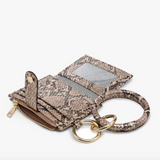 Sammie Wallet Bangle Wristlet Purse - Dark Khaki