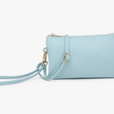 Riley Convertible Cross Body Purse, Wristlet or Clutch - Iceberg
