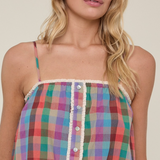 Plaid Cami Tank Top by Wishlist - Multi