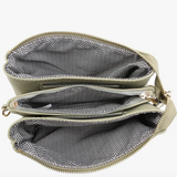 Riley Convertible Cross Body Purse, Wristlet or Clutch - Clay