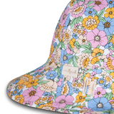 Girls Wide Brim Hat - Meadow - Multi