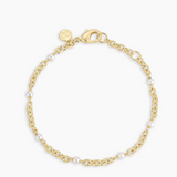 Finley Pearl Dot Bracelet - Gold - by Gorjana