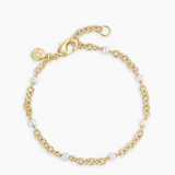 Finley Pearl Dot Bracelet - Gold - by Gorjana