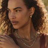 Finley Pearl Dot Necklace - Gold - by Gorjana