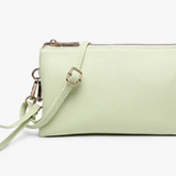 Riley Convertible Cross Body Purse, Wristlet or Clutch - Spring Green