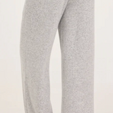 Hacci Wide Leg Pants by Ocean Drive - Heather Grey