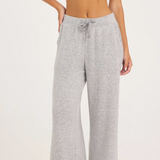 Hacci Wide Leg Pants by Ocean Drive - Heather Grey