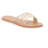 Cali Slide Sandals - Gold - By Matisse