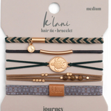 Mixed 5 Pack Hair Ties - Journey - K'lani Hairties