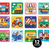 My First Vehicles - 2 Piece Match Up Puzzles