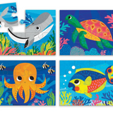 Ocean Friends 4 In 1 Box Puzzle Set