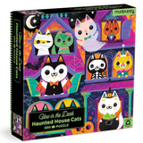 Haunted House Cats -  Glow In The Dark Puzzle