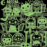 Haunted House Cats -  Glow In The Dark Puzzle