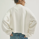 Celeste Quarter Zip - Free People - Clean Ivory