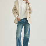 Celeste Quarter Zip - Free People - Clean Ivory