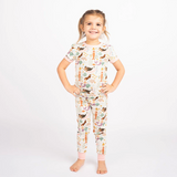 Toddler Bamboo Short Sleeve Pajama Set - Making Waves Mermaid - Emerson