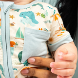 Bamboo Shortie Romper Pajama - Explore Florida - Emerson