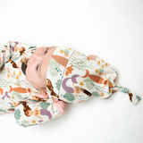 Luxury Bamboo Newborn Baby Gown & Hat Set - Making Waves - Emerson