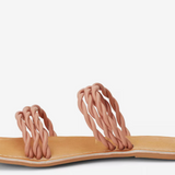 Amalia Twisted Sandals - Blush Pink