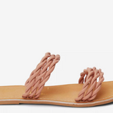 Amalia Twisted Sandals - Blush Pink