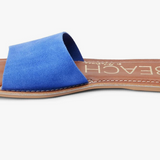 Periwinkle Suede Slide Sandals - Bali - By Matisse