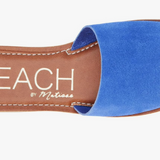Periwinkle Suede Slide Sandals - Bali - By Matisse