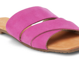 Sylas Slide Sandals - Fuschia - By Matisse