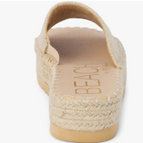 Braided Straw Flatform Straw Slide Sandals - Del Mar