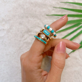 Pura Vida -  High Tide Ring Set