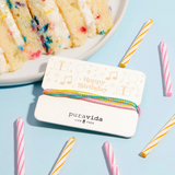 Pura Vida Bracelets - Gifting  Bracelet On Card -  Happy Birthday
