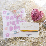 Pura Vida Bracelets - Gifting  Bracelet On Card -  Happy Birthday