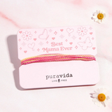 Pura Vida Bracelets - Gifting  Bracelet On Card -  Best Mama Ever