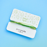 Pura Vida Bracelets - Gifting  Bracelet On Card -  Good Luck