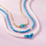 Pura Vida -  Turquoise Stone Choker Necklace