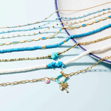 Pura Vida -  Turquoise Stone Choker Necklace