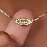 Pura Vida - Sunburst Eye Necklace - Gold