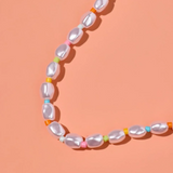 Pura Vida -  Rainbow Pearl Choker Necklace